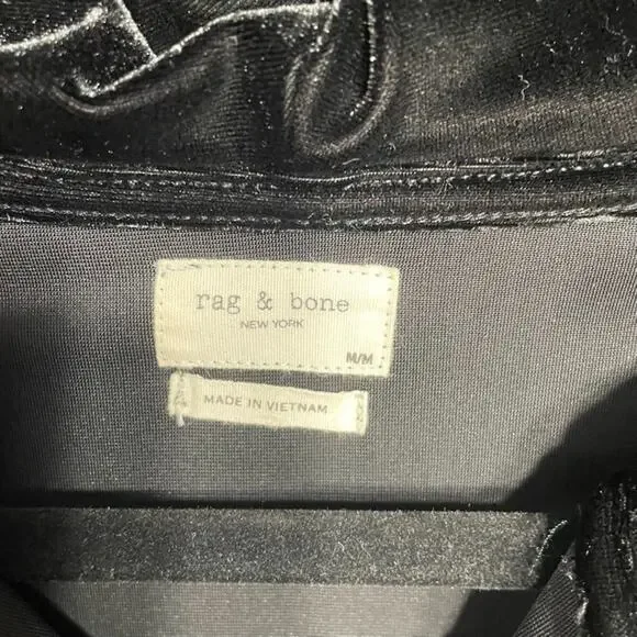 rag & bone cropped velour hoodie - Picture 2 of 6